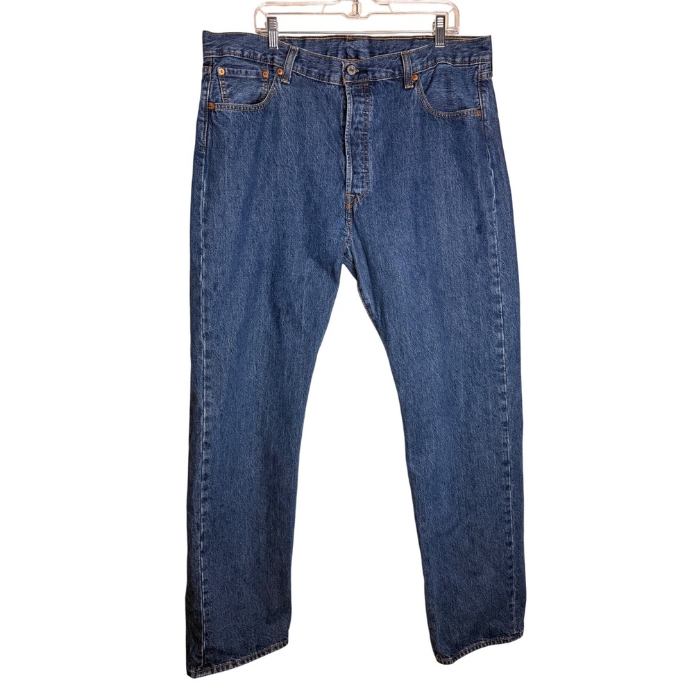 Levi's 501 Original Fit Jeans Mens Straight Leg 40x34 Medium Wash Blue Utility